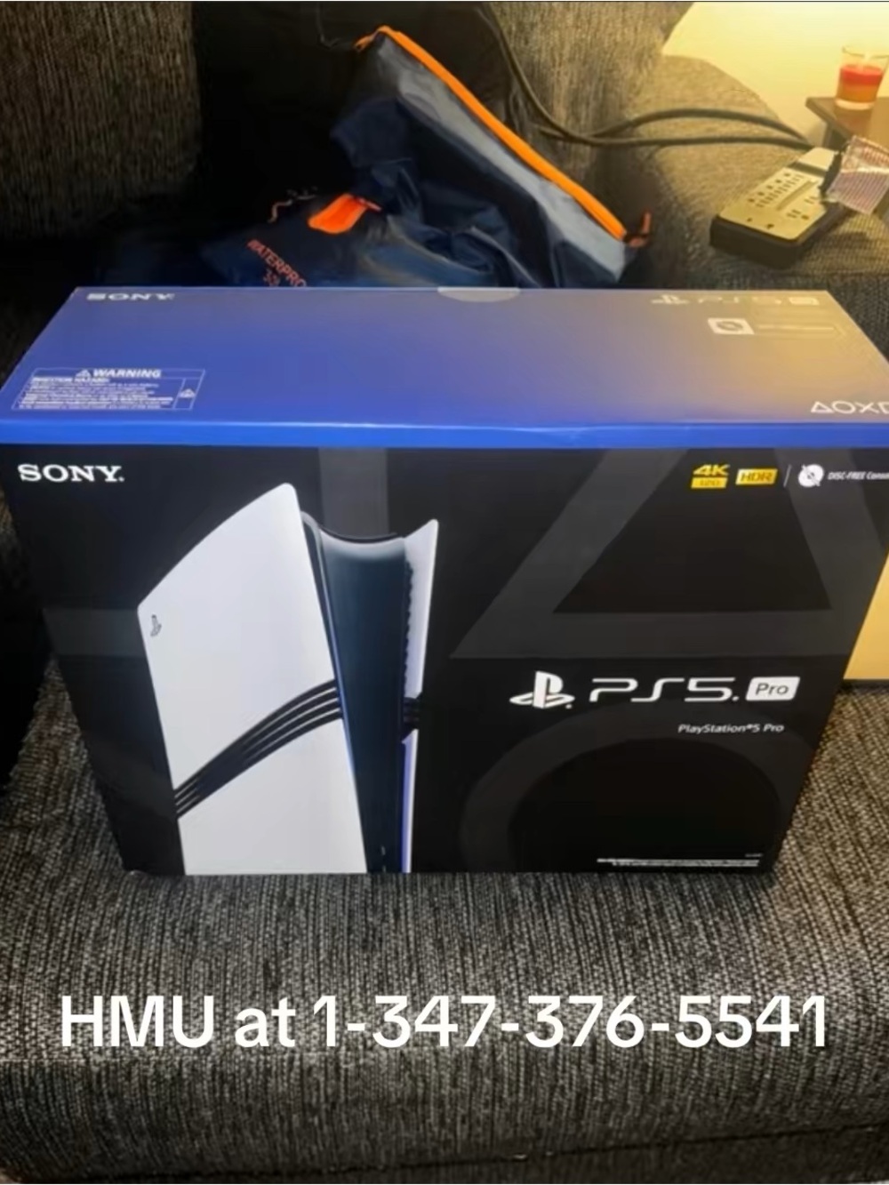 Sony PS5 Pro Console Box - White & Black